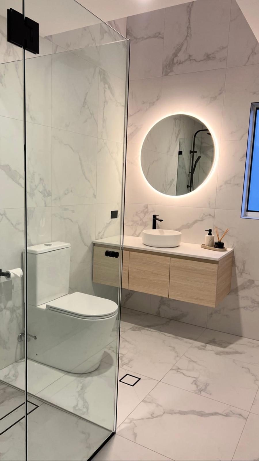 Powder Room Renovation in Sydney by Moretti Bathroom Renovations, small rooms